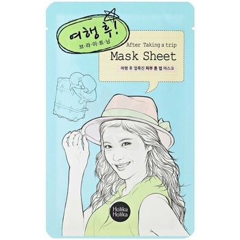 Holika Mask Sheet After rozjasňujúca maska na tvár After Taking A Trip 18 ml