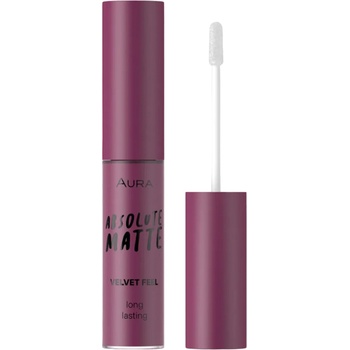 Aura Дълготрайно матово червило Absolute Matte, 612 Matte Mess, 7 ml