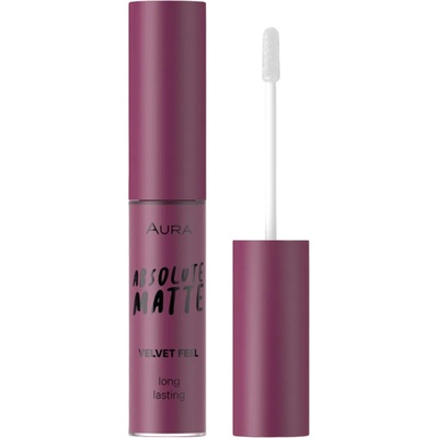 Aura Дълготрайно матово червило Absolute Matte, 612 Matte Mess, 7 ml