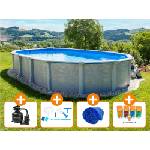 Steinbach Grande Pool Set Oval 549 x 366 x 135 cm - Пълен комплект Small - 1 компл (011771)