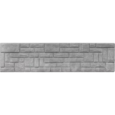 Betonová deska rovná jednostranná - skládaný kámen (cena za 1 ks) - Grafit