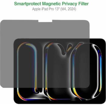 4smarts Smart Protect Magnetic Privacy Filter - магнитно защитно покритие с определен ъгъл на виждане за дисплея на iPad Pro 13 (2024)