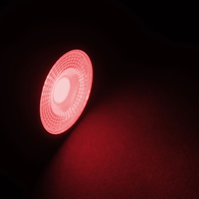 T-LED Barevná LED žárovka GU10 3W60D Červená