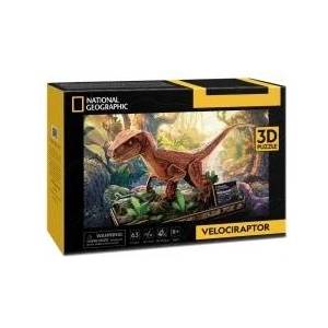 CubicFun National Geographic 3D Velociraptor Puzzles