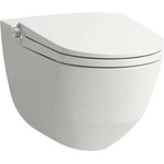 Laufen Cleanet Riva - Тоалетна с бидетна функция, Rimless, с LCC, бяла H8206914000001 (H8206914000001)