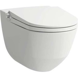 Laufen Cleanet Riva - Тоалетна с бидетна функция, Rimless, с LCC, бяла H8206914000001 (H8206914000001)