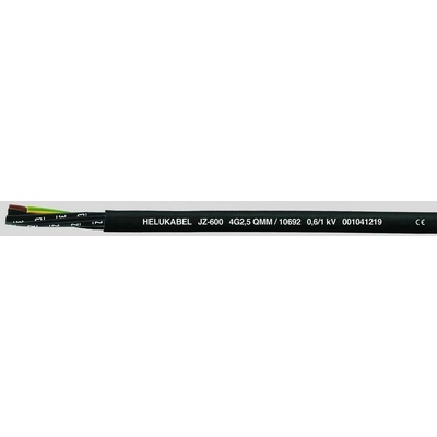 Helu JZ-600 10626-500 riadiaci 8 G 1 mm² 500m čierna