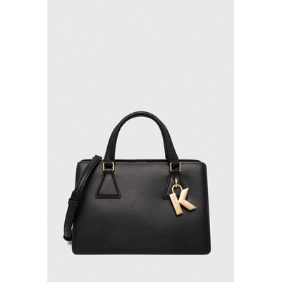 Karl Lagerfeld kožená kabelka čierna 240W3196