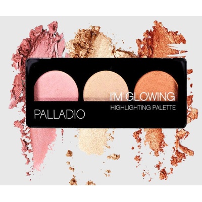 Palladio I´m Glowing Iluminators Palete Rozjasňující paletka 4,5 g