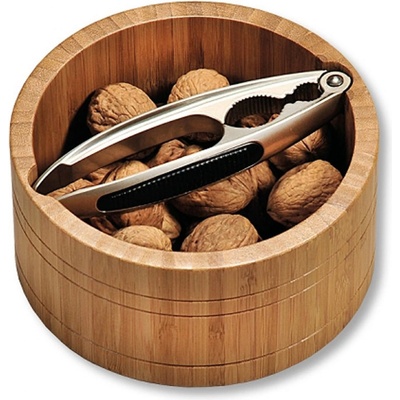 Kesper Drevená miska na orechy s luskáčikom Nuts 17x7 cm