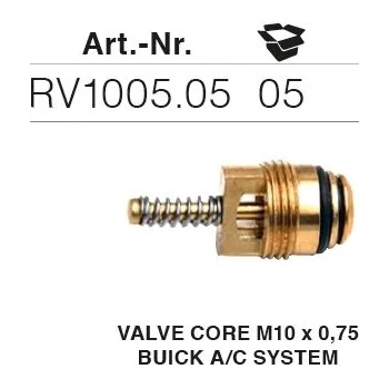 Errecom - Италия RV1005.05 - 5 броя иглички M10x0.75 за портове климатици на BUICK, ERRECOM