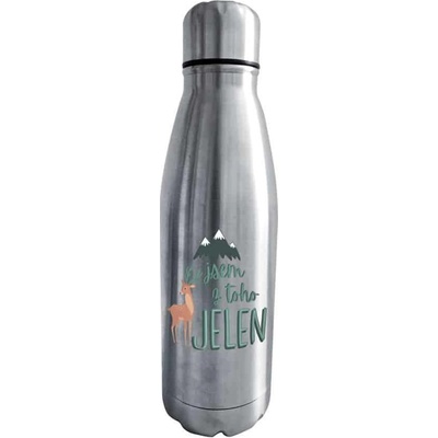Bohemia Gifts termoska s potiskem pro mylivce 500 ml Jelen