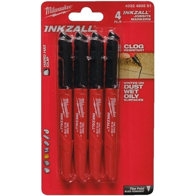 Milwaukee 4932480551černá 4 ks