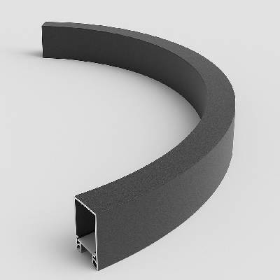 ПРОФИЛ АЛУМИНИЕВ wave 1/4 Ф1000 50x50+ДИФУЗЕР К-КТ ral (5803-0.25ral)