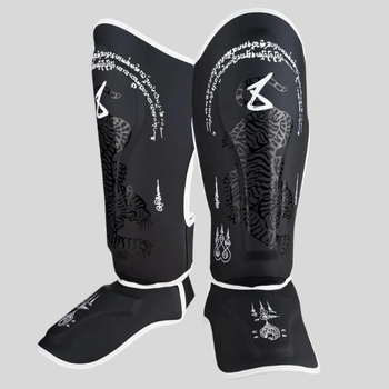 8Weapons Протектори за Крака 8 Weapons Sak Yant Big Tiger Black/Black - M