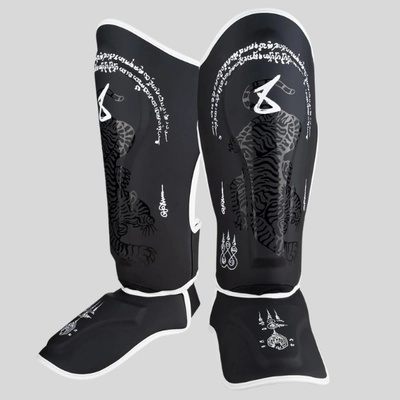 8Weapons Протектори за Крака 8 Weapons Sak Yant Big Tiger Black/Black - M