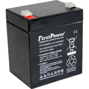 Eaton Батерия FirstPower FP5-12 - 12V 5Ah F2 (FP1250HR) - Allstore