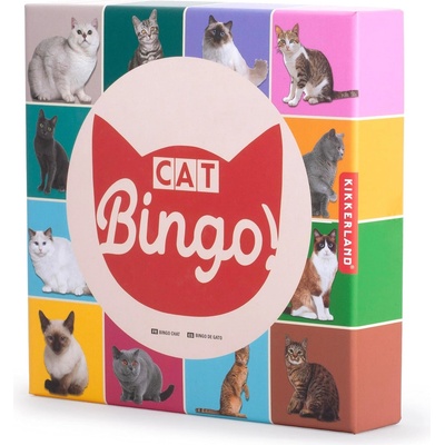 Kikkerland Настолна игра Cat Bingo - Семейна (GG217)