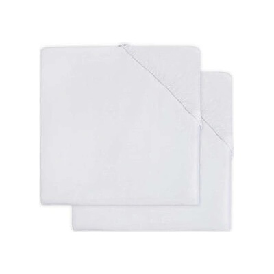 Jollein Prestieradlo napínacie White 2 ks 2511-507-00001 60x120