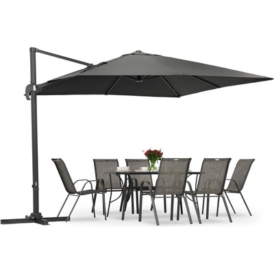 Garden Point антрацит Siena 3x3m градински чадър (GAP1142)
