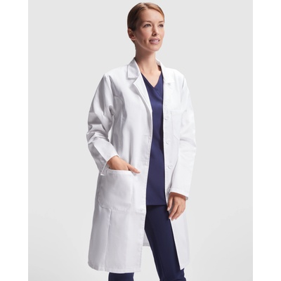 Roly Класическа бяла дамска медицинска престилка Vaccine (BA9093)
