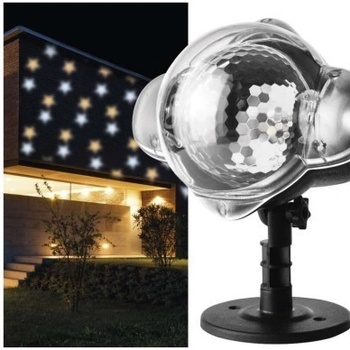 EMOS LED dekorativní projektor hvězdičky venkovní i vnitřní teplá studená bílá