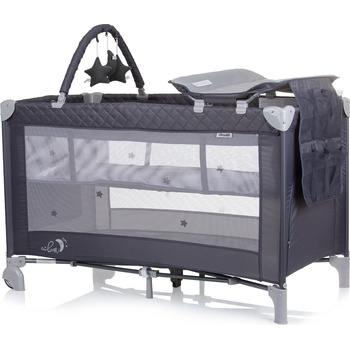 CHIPOLINO Детска преносима кошара Luna гранит (KOSILU241GN)