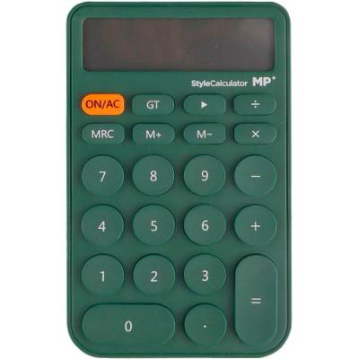 MP kalkulačka MP 12 míst zelená PE033-3 blistr 607059