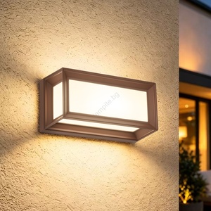 Brilagi - LED външно стенно осветително тяло PARKER LED/12W/230V 3000/4500/6000K кафяво IP44 (BG4622)