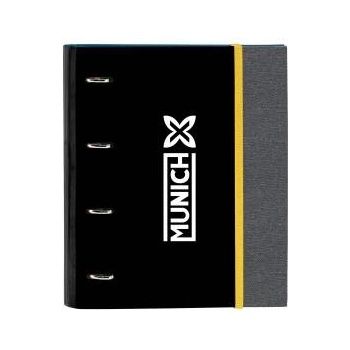 Munich Папка с пръстени Munich Topo Черен 27 x 32 x 3.5 cm