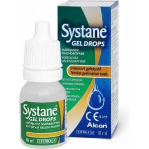 Alcon Овлажняващи капки за очи гел с лубрикант, Alcon Systane Gel Drops Lubricating Eye Drops 10ml