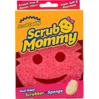 Scrub Daddy houbička/za sucha i mokra/ na čištění růžová 1 ks