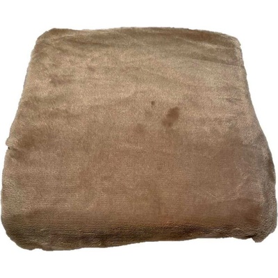 Jerry Fabrics Mikroplyš prostěradlo pískově hnědé 90x200
