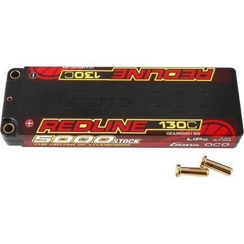 Gens ace Redline Series 5000mAh 7.4V 130C 2S1P HardCase 56# HV Lipo Battery