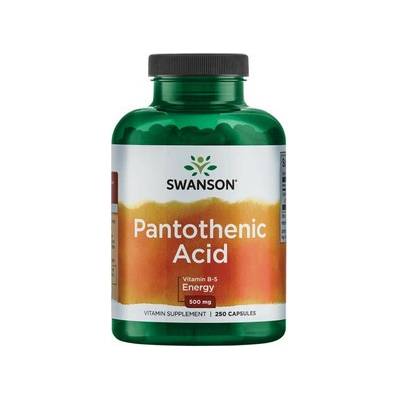 Swanson Pantothenic Acid 250 kapsúl 500 mg
