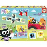 Educa Игрален комплект, Educa, Мило, Домино, Мемори и 2 пъзела