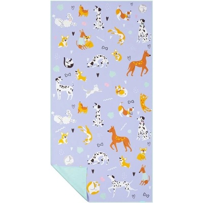 Spokey KIDDY Rychleschnoucí sportovní ručník, 80 x 160 cm pejsci