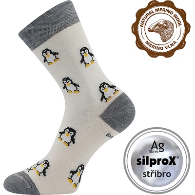 VoXX ponožky Sněženka 1 pár bílá