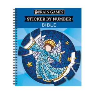Brain Games - Sticker by Number: Bible (28 Images to Sticker) | Publications International (ISBN: 9781640306936)
