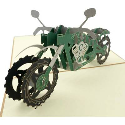 3D přání - Motorka