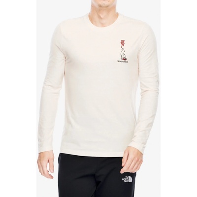 Smartwool Ski Circus Graphic Long Sleeve Tee Slim Fit almond