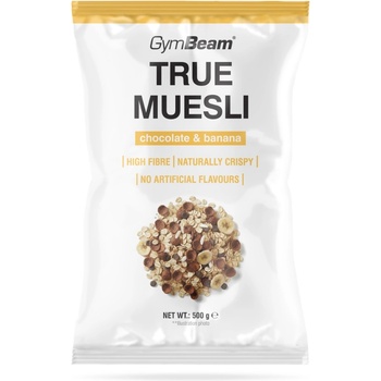 GymBeam True Muesli 500 g шоколад с банан