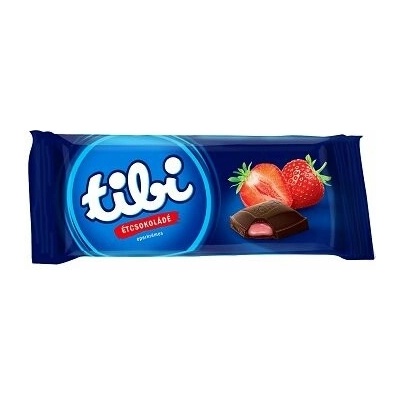Tibi čokoláda horká čokoláda s jahodou 100 g