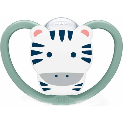 Nuk Силиконова залъгалка NUK - Space, 18-36 м, зебра (10739481)