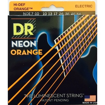Image 1 of DR Strings Neon Hi-Def NOE7-10 Струни за електрическа китара (NOE7-10)