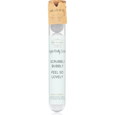 My Flame Lemon Verbena Scrubbly Bubbly Feel So Lovely почистващ пилинг за тяло 7x0, 2 гр