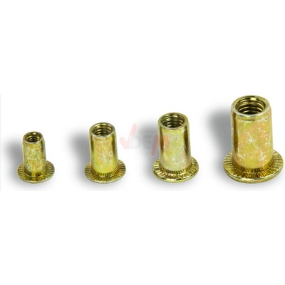 DEMA Slepé nitovacie matice M3/M4/M5/M6, 100-dielna sada