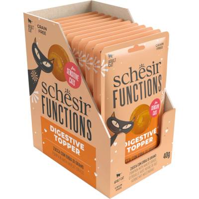 Schesir Functions Digestive Topper tekvica s pšeničnou trávou 12 x 40 g