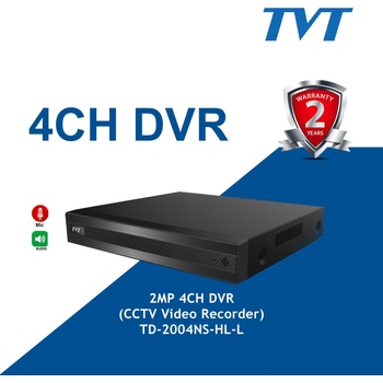 TVT DVR 4CH Hybrid TD-2004NS-HL-L, +4CH IPC (TD-2004NS-HL-L)
