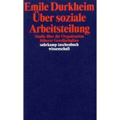 ber soziale Arbeitsteilung Durkheim EmilePaperback